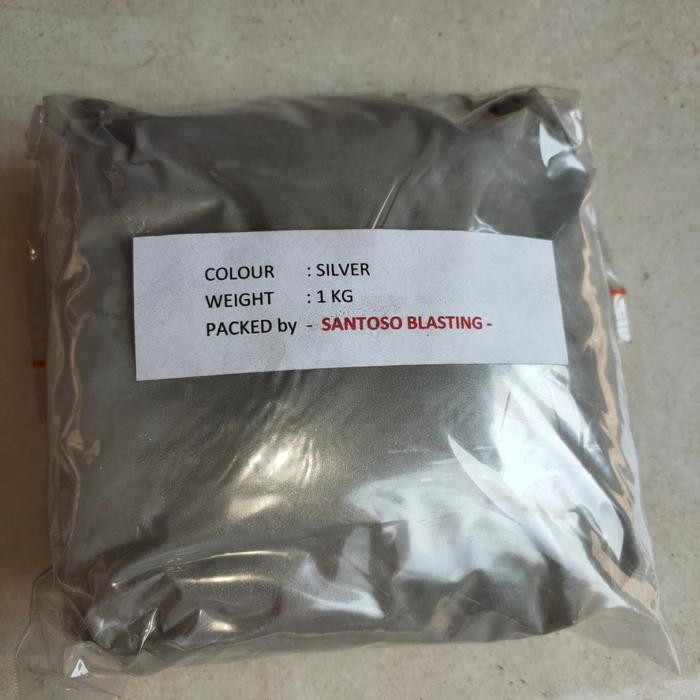 

bubuk powder coating silver