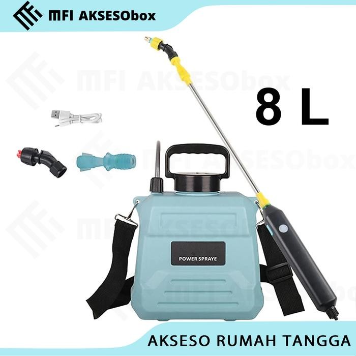 semprotan sprayer Hama tanaman elektrik gendong MX dengan botol 5l
