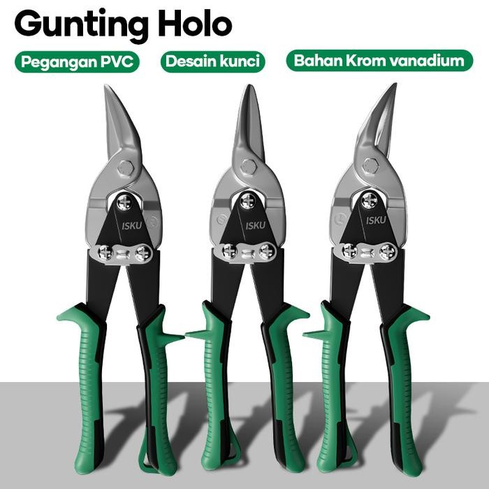 

[ISKU] gunting seng serbaguna gunting penerbangan 10 inch gunting holo
