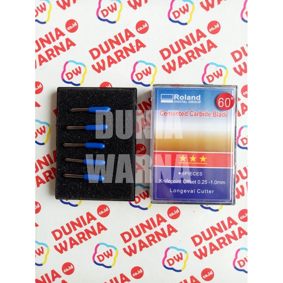 

Mata Pisau Roland / Jinka 60 Derajat Tutup Biru Isi 5 Pcs/Box