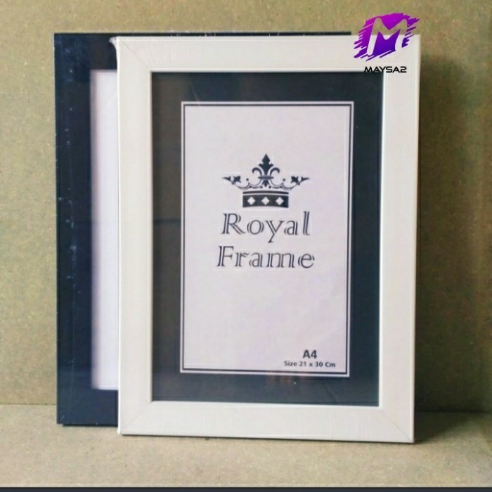 [Expert] bingkai /pigura/frame foto minimalis a4 hitam dan putih