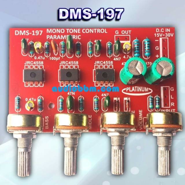 (Expert) KIT TONE CONTROL PARAMETRIC MONO DMS-197