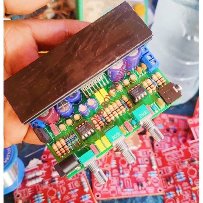 (Expert) Kit power amplifier 2.1 IC tda7377 Asli baca deskripsi