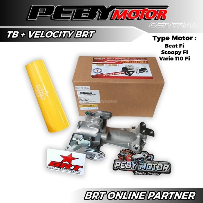 Throttle Body TB BRT Beat Fi Esp Scoopy Fi Esp Beat Street Vario 110