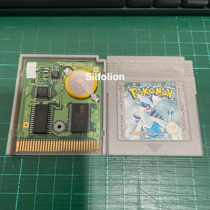 Pokemon Silver Gameboy DMG Color Advance GBC GBA Nintendo Original