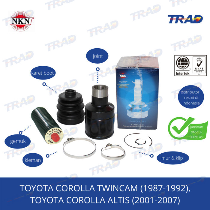 Cv Joint As Roda Dalam Kanan Nkn Japan Toyota Corolla, Great, Altis