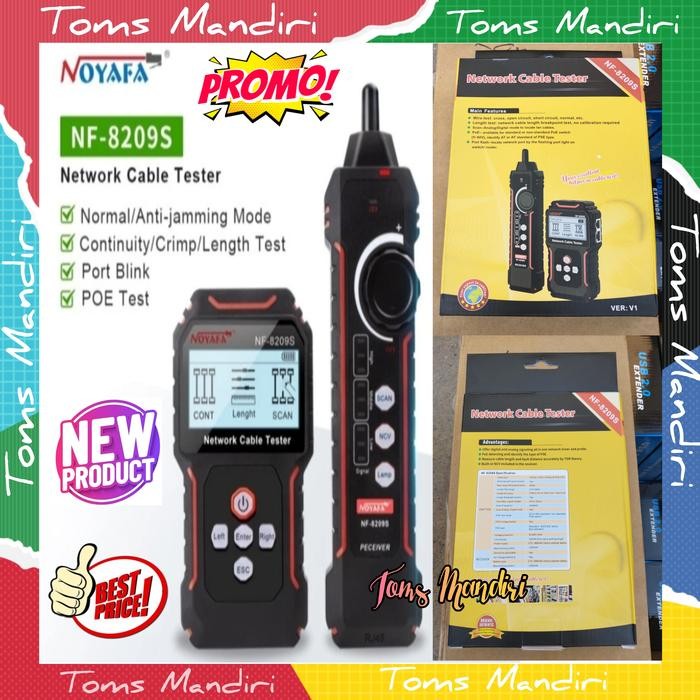 

Cuci Gudang Noyafa Nf-8209S Lan Tester Poe Wire Tracker Display