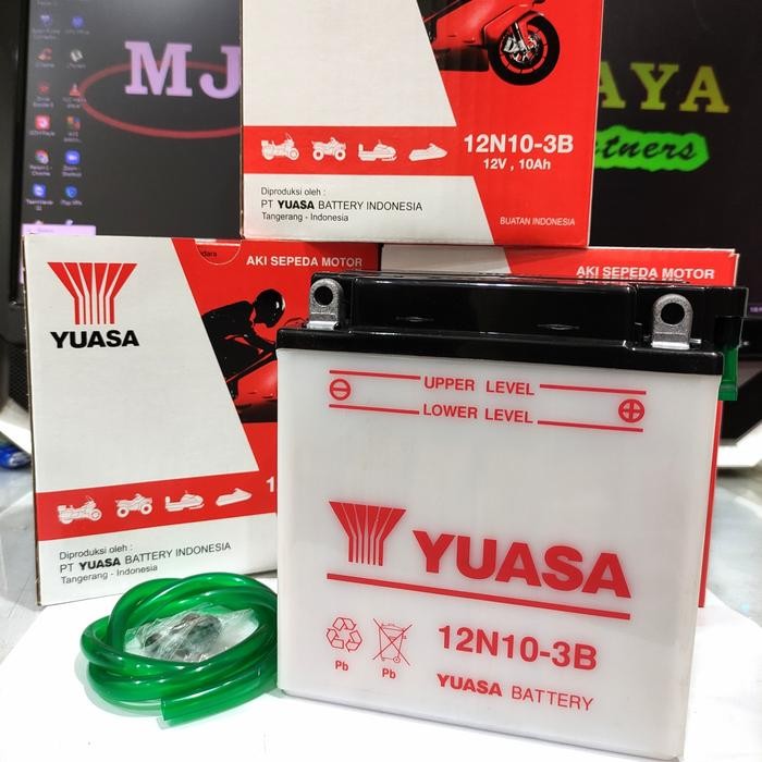 Yuasa Battery 12N10-3B / Accu Yuasa / Aki Motor Basah Thunder 250