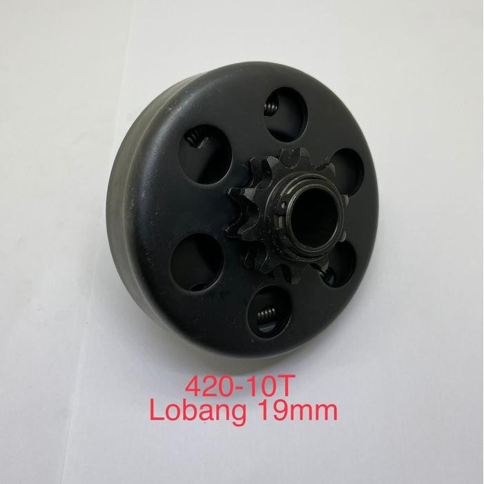 Kopling Otomatis Assy 420 - 10T As 19mm Gokart - Robin - Honda GX 160