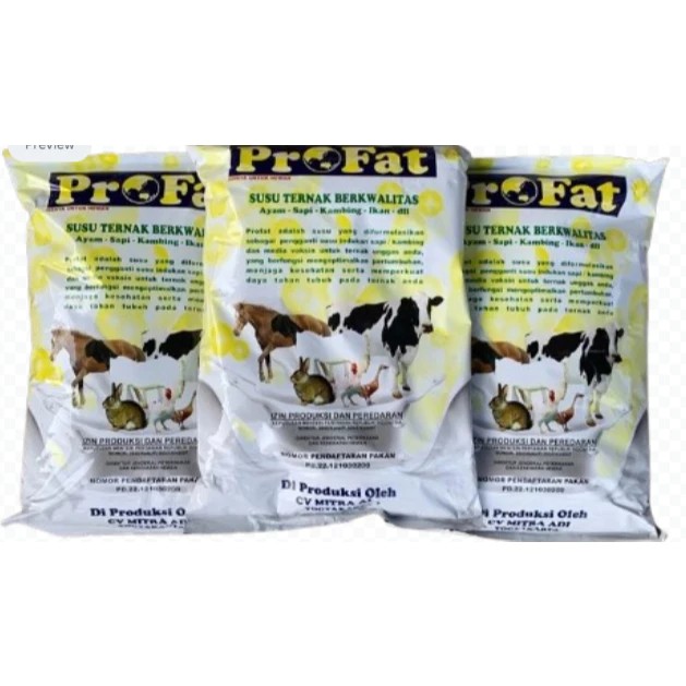 PROFAT SUSU TERNAK PROFAT Susu Ternak Berkualitas 1 Kg Susu Ternak Profat 1kg Untuk Sapi Kambing Ika