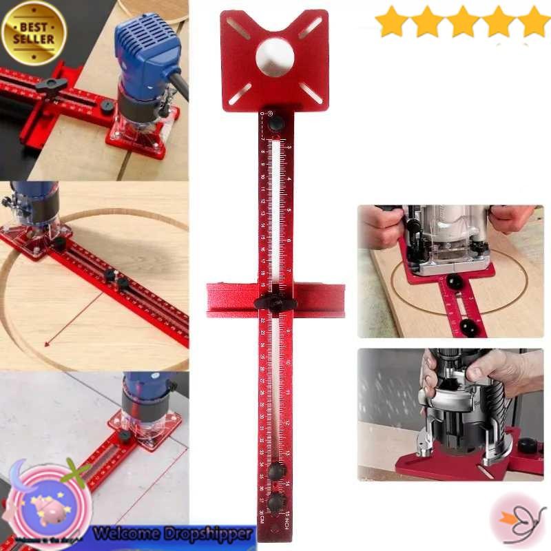 Yourfav TOHR Alat Bantu Alur Potong Kayu Multifungsi Milling Groove Bracket - TO050 WD32