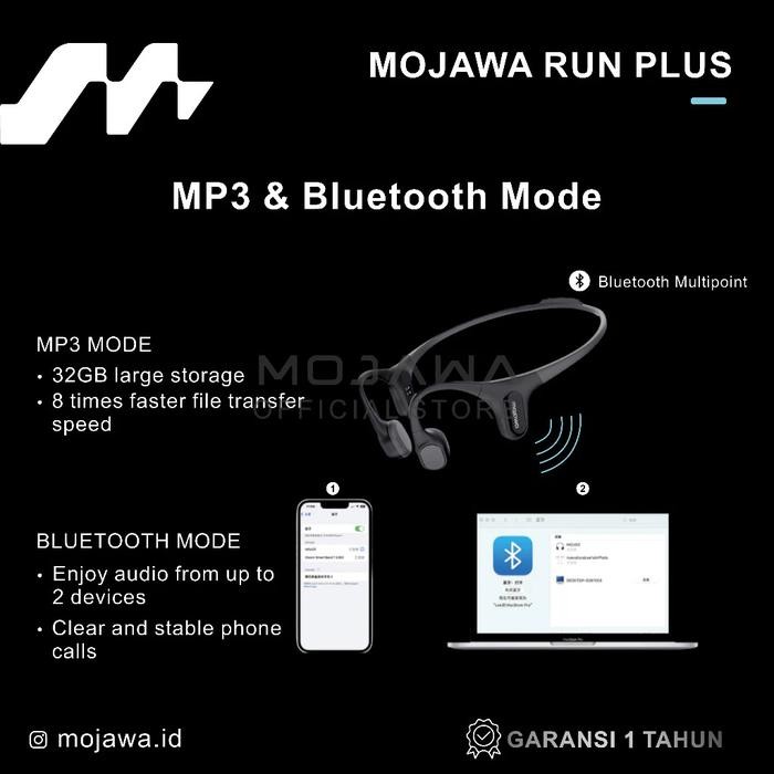 Terlaris Mojawa Run Plus - Ip68 Waterproof Sports Headphones Ongkir Termurah