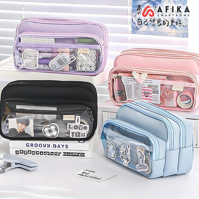 

Tempat Pensil Multi Ler Pencil Case Compact Pouch ationary