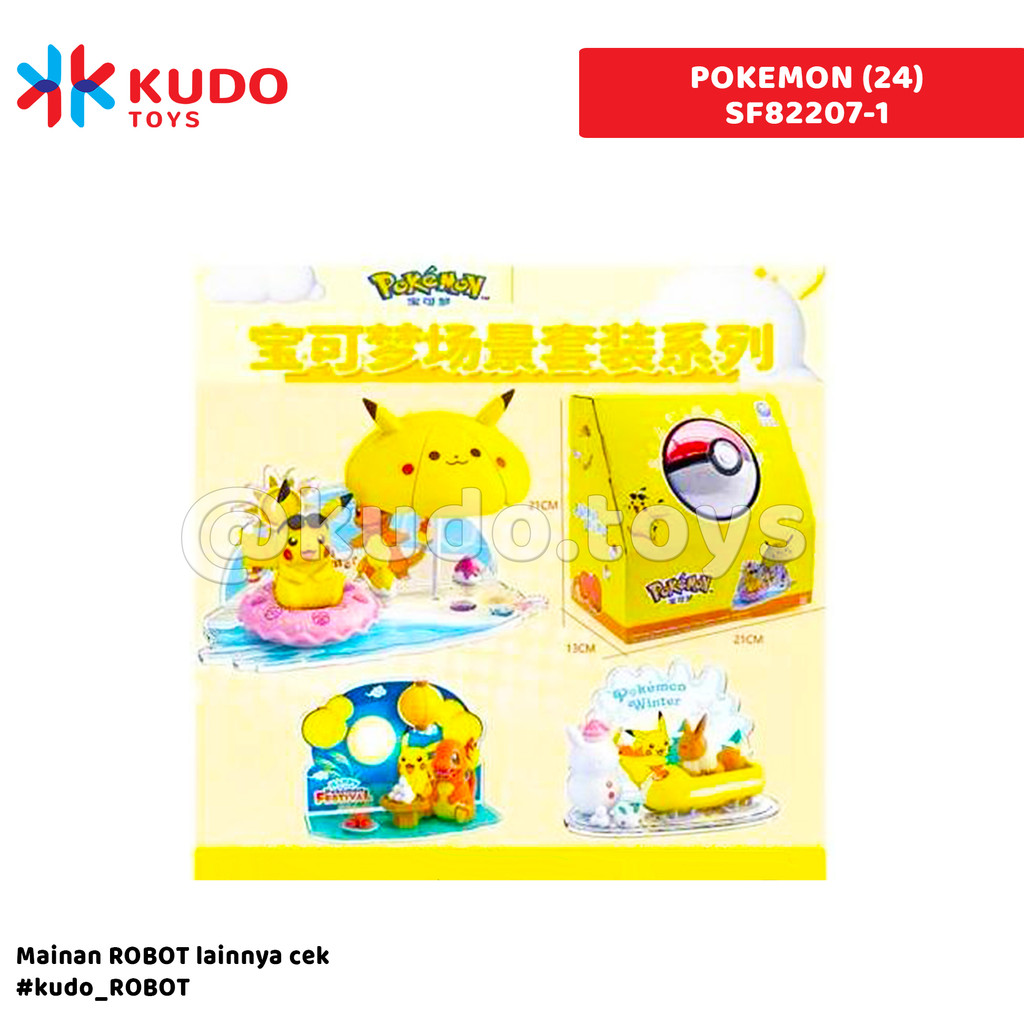 Kudo Toys - Mainan Anak POKEMON (24) SF82207-1