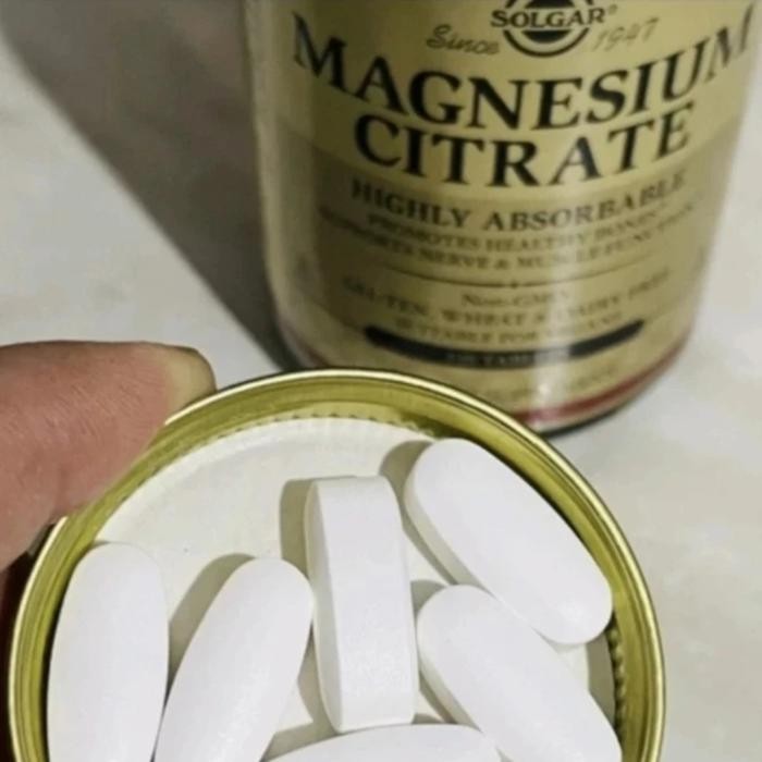 Solgar Magnesium Citrate, 120 Tablets USA