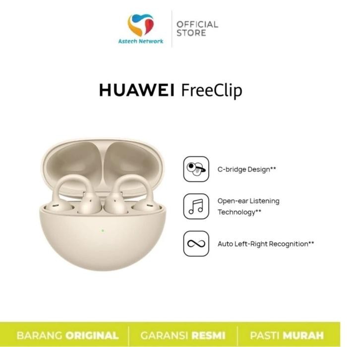 Huawei Freeclip Open-Ear Tws Earphone Garansi