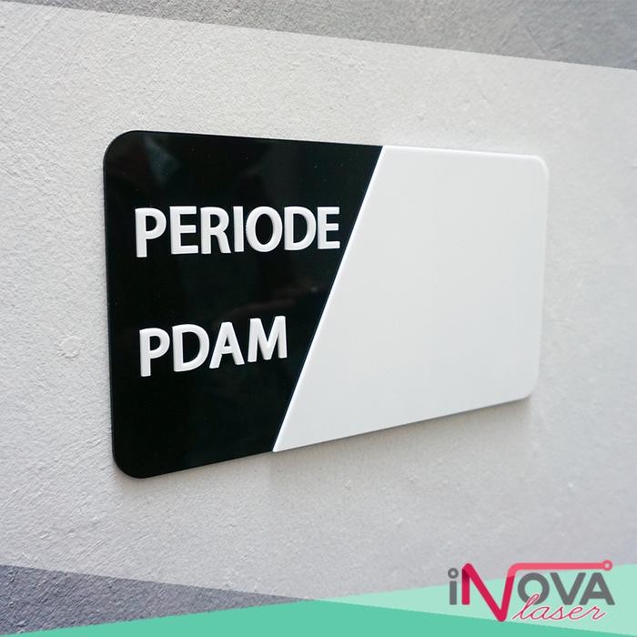 

[Deli Atk] Papan Stand Meter Pdam Akrilik Acrylic Minimalis Modern