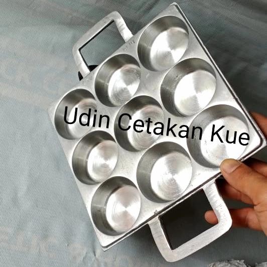 

Cetakan Kue Lumpur,Kamir,Cilor,Dll Lubang 9 Free 1Cukilan Gratis Ongkir