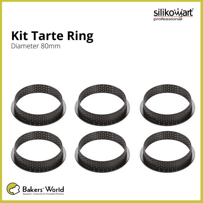 

Cetakan Pie Logam Dan Silikon - Silikomart - Kit Tarte Ring D.80Mm Gratis Ongkir