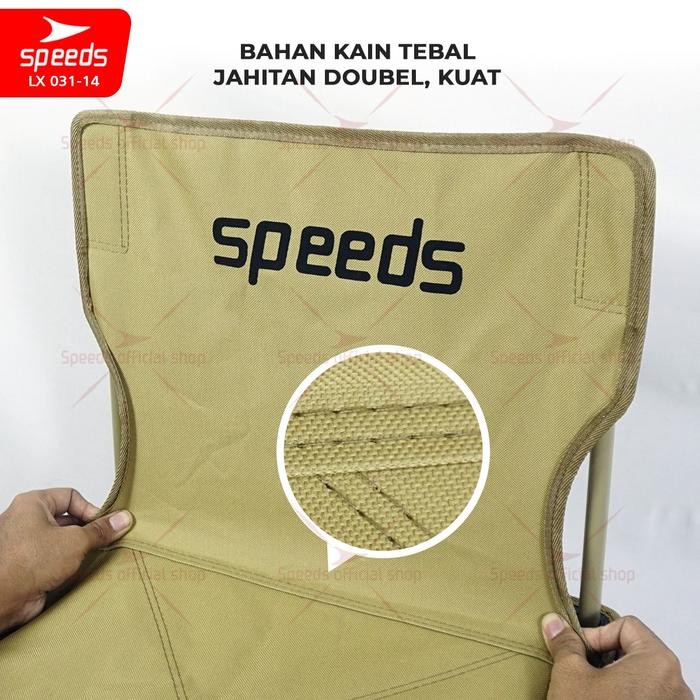 [Speeds Living] Speeds Kursi Lipat Camping Ukuran Xl Kursi Lipat Outdoor Indoor Lx 0031-14