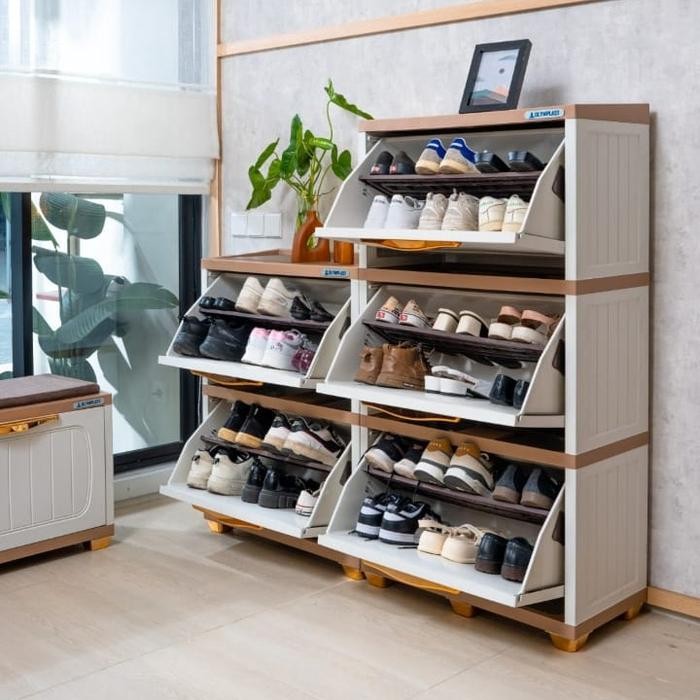 Lemari Sepatu / Rak Sepatu Plastik Olymplast SRO Series