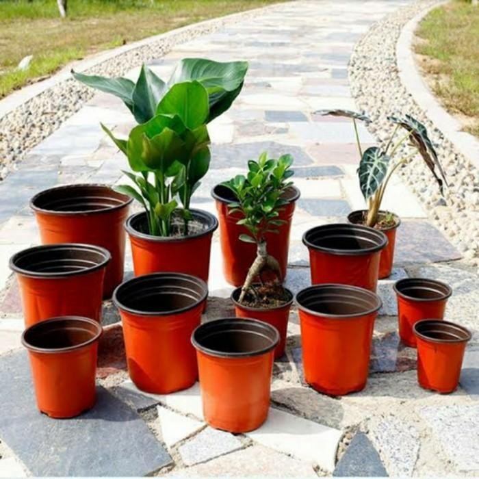 Pot Tanaman Pot Elastis 10Pcs Pot Lentur Pot Bibit 150 Pot Nursery 150