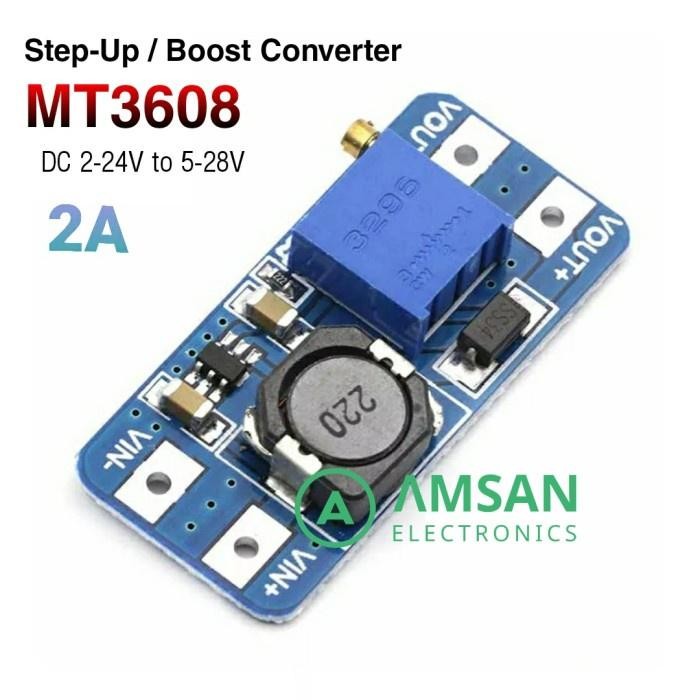 MT3608 DC Step-Up 2A Boost Converter MT-3608