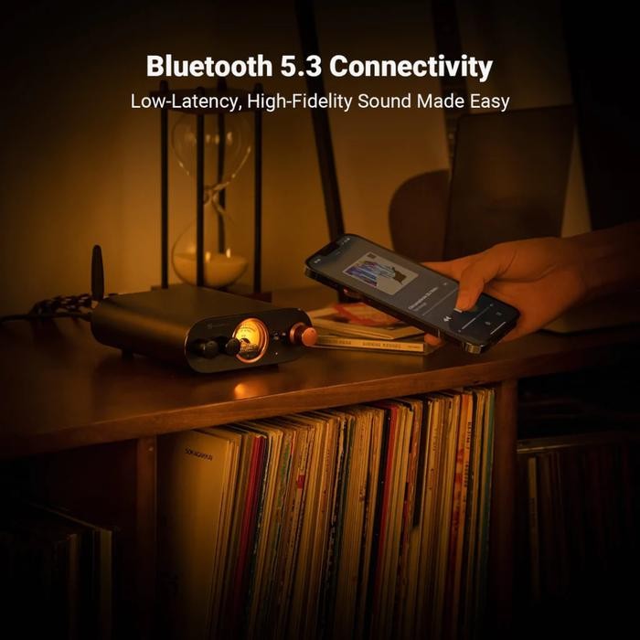 Fosi Audio Mc101 Bluetooth Vu Meter Amplifier