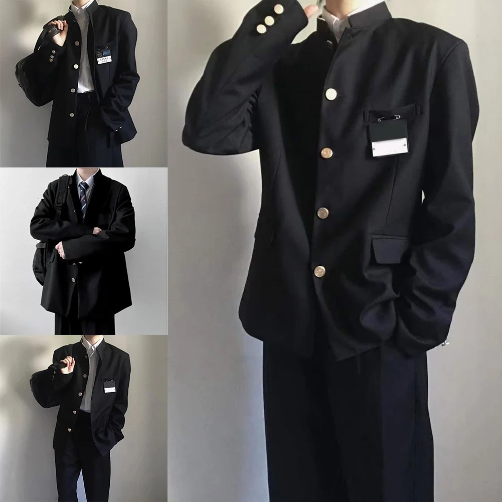 Men Spring Autumn Japanese Style School Uniform Dk Blazers Fashion Suit Jackets Matching Explosion