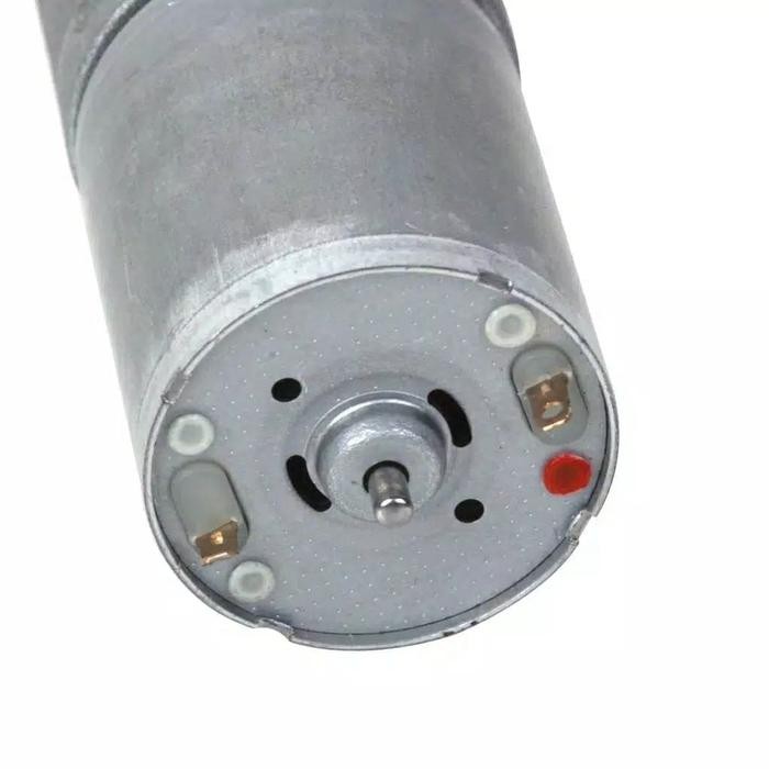 Motor Dc 25Mm 50Rpm Gearbox Gear Box Torsi Tinggi 12V Dc Bahan Baja