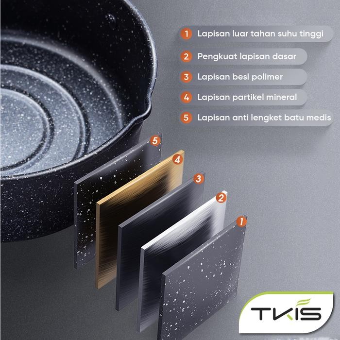 TKIS PANCI PENGGORENGAN PANCI MULTIFUNGSI DEEP FRYPAN COOKWARE TK-829