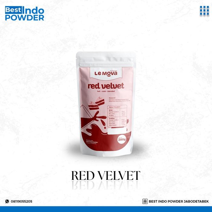 

BUBUK RED VELVET LEMOVA / POWDER RED VELVET / MINUMAN 280gram
