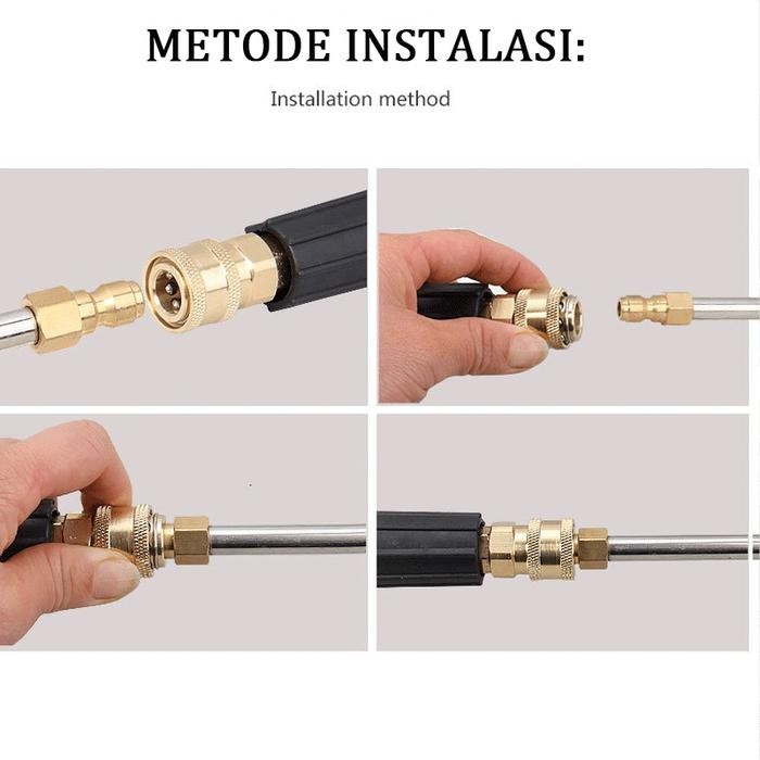 PAKET STIK NOZZLE CUCI AC NOZZLE /NOZZLE CUCI AC JET CLEANER / CLEANING NOZZLE HIGH PRESSURE / HIGH