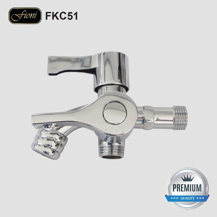 FIORENTINO KRAN CABANG / KRAN TEMBOK / KRAN AIR HITAM FKC51BL