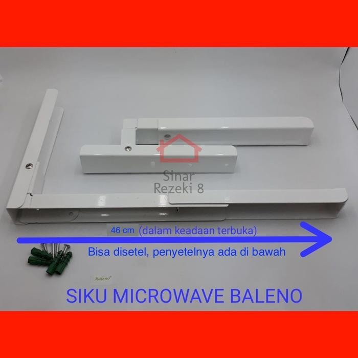 SIKU MICROWAVE / BRACKET PENYANGGA OVEN RAK MEJA DINDING SUPPORT