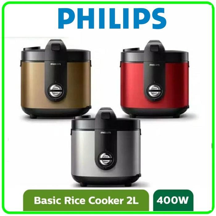 Philips Hd3128/33 Rice Cooker 3In1 Kapasitas 2 Liter - Silver #Gratisongkir #Sale #Discount