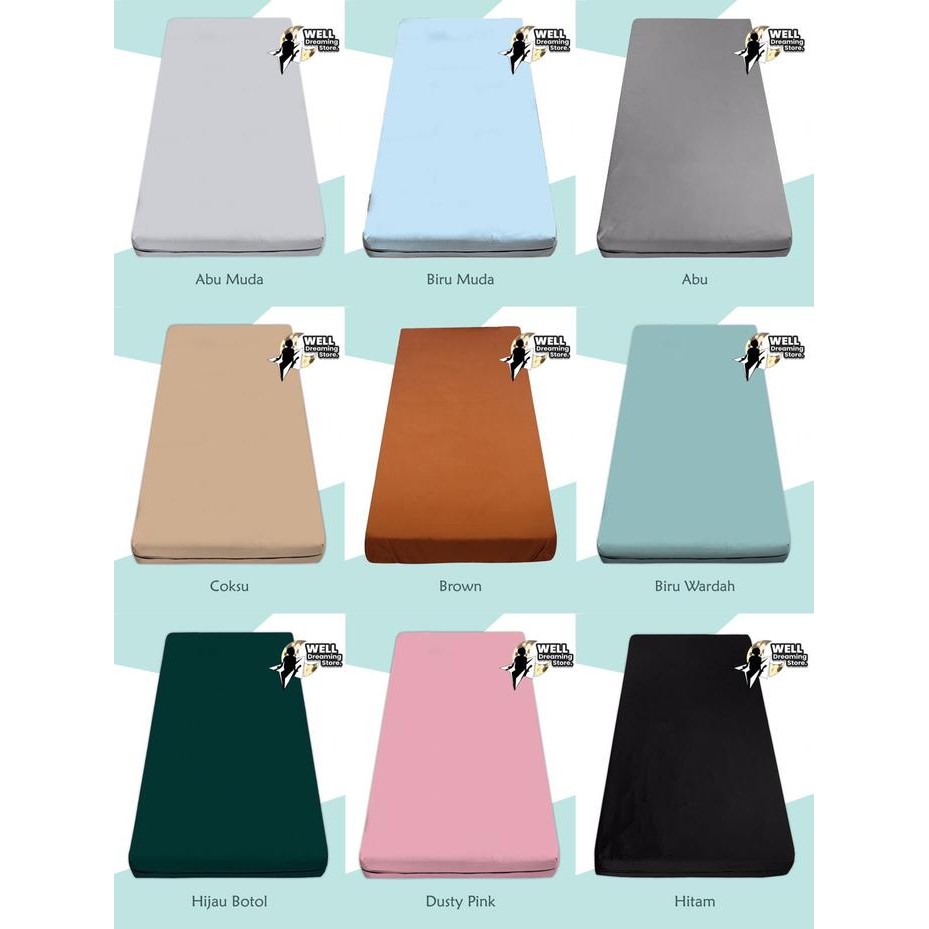 Custom Ukuran Sarung Kasur Busa Resleting 70X200X5 S/D 100X200X30