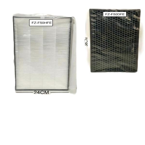 Hepa & Deodorizing Filter FZ-F50HFE FZ-F50DFE For SHARP KC- GM50Y-B