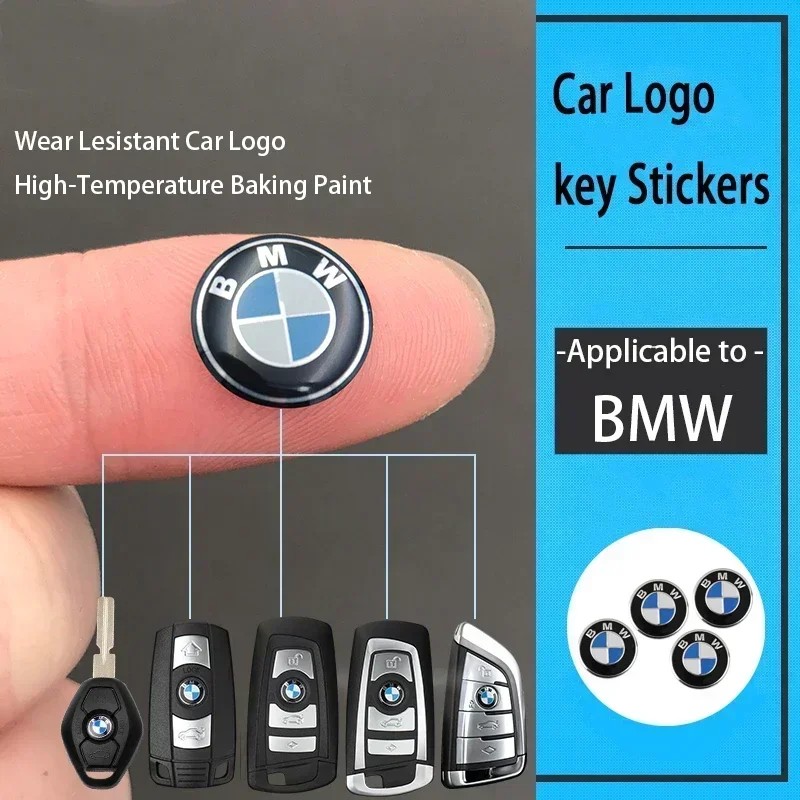 IMPORT 11mm/14mm Car Key Emblem Stickers Auto Door Keyhole Logo Decals For BMW Performance Kith F30
