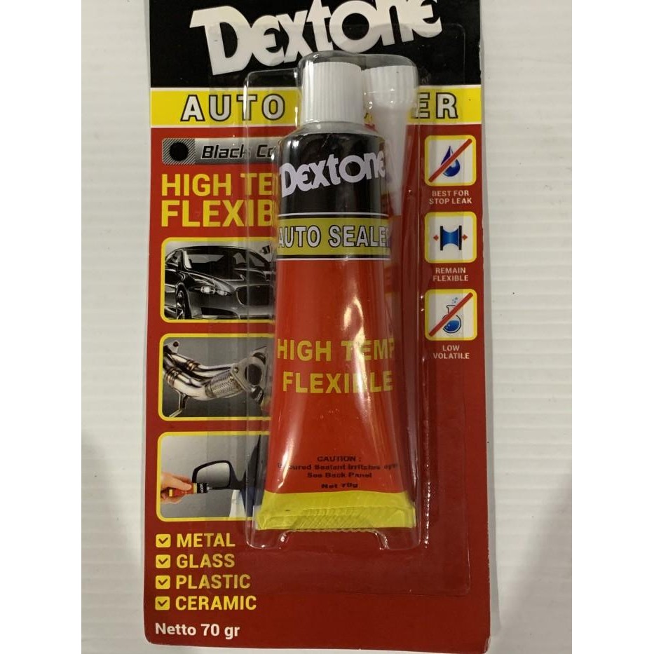 (Expert) Lem Sealant Otomotif Dextone Auto Sealer Warna Hitam