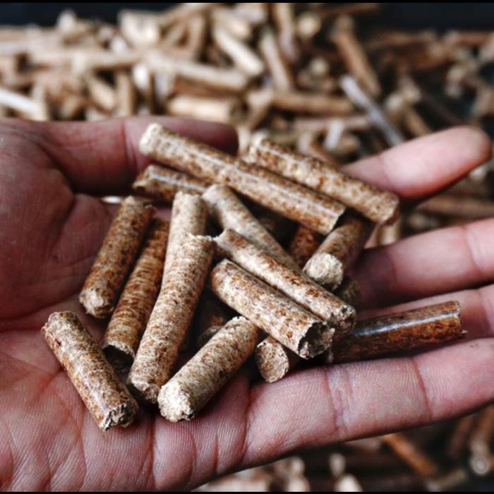 Wood Pellet Alas Kandang Hewan 1 Karung, Pelet Kayu, u/ Kucing, Anjing les