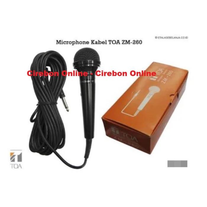(Expert) Mic Toa ZM 260 Dengan KABEL MIC ASLI TOA ZM-260