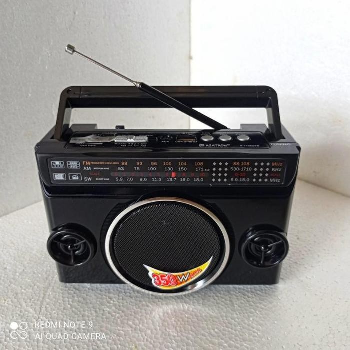 (Expert) Asatron R-1109 Radio Portable Fm Am USB dan Bluetooth