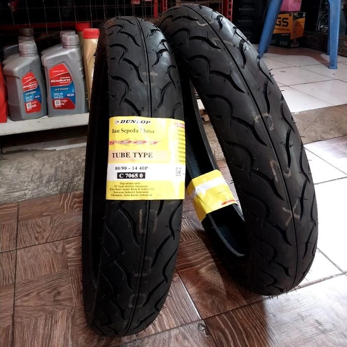 BAN DUNLOP TT901 RING 14 70/90 80/90 90/90 (NON TUBLES) BAN MOTOR O,BEAT,VARIO