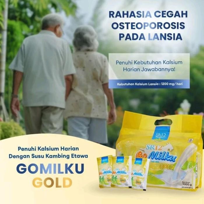 

Barbara.storee Go Milku Gold Pouch isi 40 Sachet Mencegah Resiko Osteoporosis