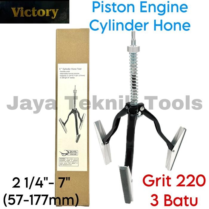 Paling Berkualitas Alat Piston Engine Cylinder Hone 4 2 7" Victory Honing Mesin Silinder