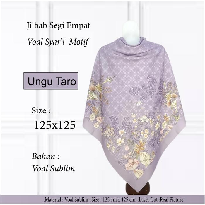 Dapatkan Kerudung Hijab Jilbab Segi Empat Big Size Syari Voal Motif Jumbo 1-5 Rui91