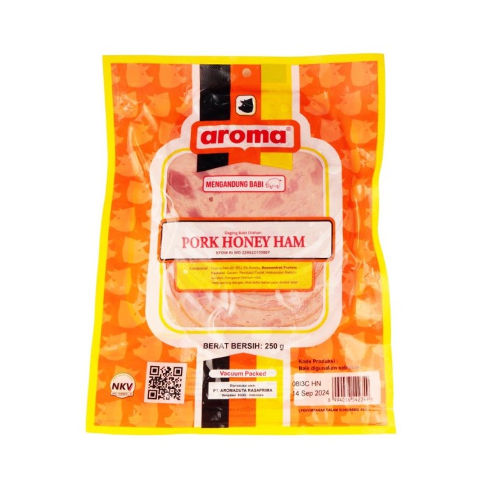 

AROMA PORK HONEY HAM 250GR KODE 512