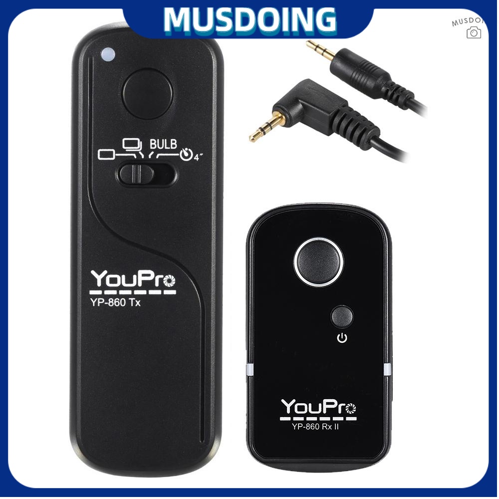 YouPro YP-860 E3 2.4G Wireless Remote Control Shutter Release Transmitter Receiver 16 Channels untuk