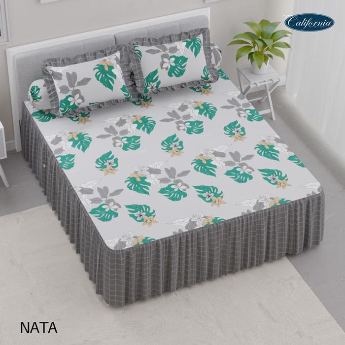 California - Sprei Rumbai Queen (160X200) Terlaris Pilihan